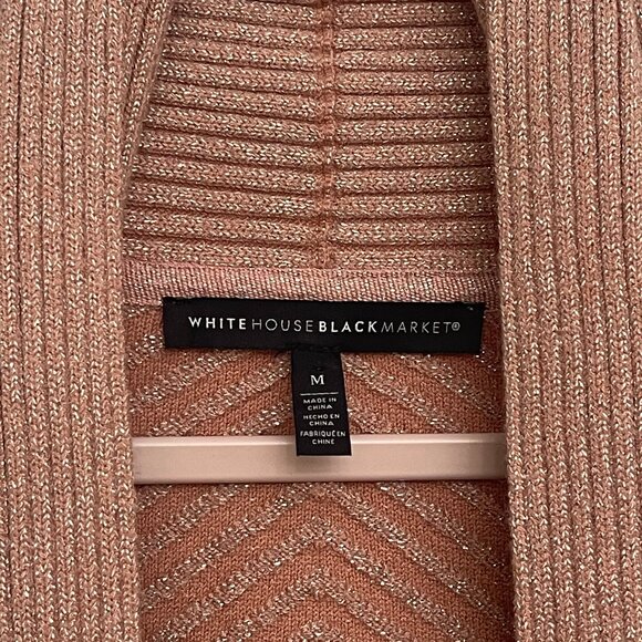 White House Black Market Sweaters - White House Black Market ~ Blush Pink Cardigan Sweater - Medium